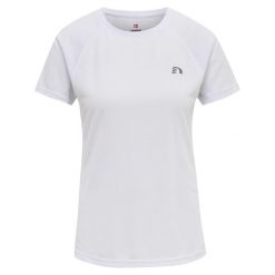 Koszulka damska Newline core running. Białe bluzki Newline, xl, bez wzorów, sportowe, bez kołnierzyka, bez ramiączek. W wyprzedaży za 92.65 zł.