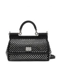 Dolce&Gabbana Torebka BB7116 AP602 Czarny. Czarne torebki klasyczne Dolce&Gabbana, bez wzorów, z materiału, bez dodatków. Za 8,699.00 zł.