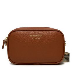 Torebka Emporio Armani. Brązowe listonoszki Emporio Armani, bez wzorów, bez dodatków. Za 419.99 zł.