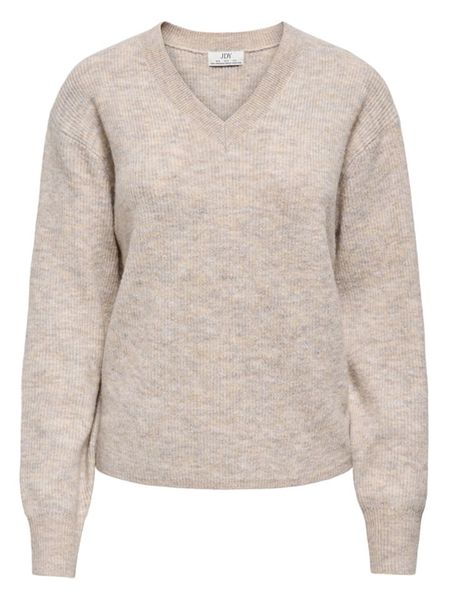 JDY Sweter w kolorze szarobrązowym rozmiar: XL. Brązowe swetry JDY, xl, bez wzorów, bez ramiączek. Za 129.95 zł.