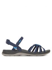Teva Sandały Tirratraveler 1166130 Granatowy. Niebieskie sandały Teva, bez wzorów, z materiału, bez obcasa, na płaskiej podeszwie, bez zapięcia. Za 399.99 zł.