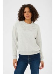 Kaffe Bluza w kolorze szarym rozmiar: M. Szare bluzy Kaffe, m, bez wzorów, bez kaptura. Za 166.10 zł.