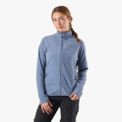 Bluza polarowa turystyka damska Swedemount Stryn Fleece szybkoschnąca. Szare bluzy SWEDEMOUNT, na zimę, bez wzorów, z polaru, bez kaptura. Za 169.99 zł.