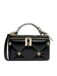 Nine West Torebka EO-Delancey Moon-KS2575-1 Czarny. Czarne torebki klasyczne Nine West, bez wzorów, z materiału, bez dodatków. Za 259.99 zł.