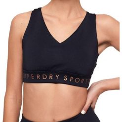Top sportowy damski Superdry Active Studio. Niebieskie bielizna sportowa Superdry, l, bez wzorów. Za 123.05 zł.