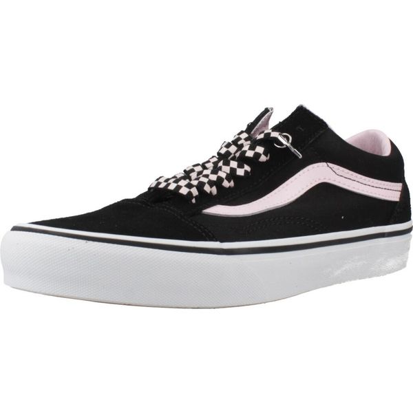 Buty VANS OLD SKOOL Czarny. Czarne trampki Vans, bez wzorów, ze skóry, bez zapięcia. Za 405.66 zł.