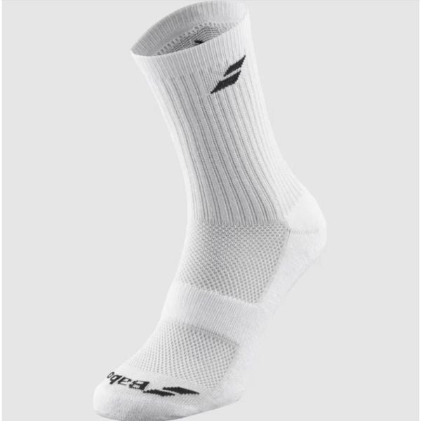 Skarpety sportowe Babolat Crew Socks 3 Pack. Białe skarpety BABOLAT, bez wzorów. Za 65.00 zł.