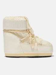 Moon Boot Botki zimowe "Icon" w kolorze kremowym rozmiar: 42-44. Brązowe botki Moon Boot, na zimę, bez wzorów, bez obcasa, bez zapięcia. Za 351.59 zł.