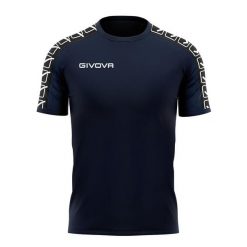 Koszulka Sportowa Givova Navy 4XL - Oddychająca Bawełna Plus Rozmiar. Niebieskie koszulki sportowe Givova, bez wzorów, z bawełny, bez ramiączek, do piłki nożnej. Za 162.99 zł.