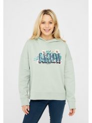 Derbe Bluza w kolorze jasnozielonym rozmiar: M. Zielone bluzy sportowe Derbe, m, bez wzorów, z bawełny, z kapturem. Za 114.17 zł.