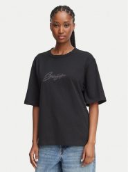 BOSS T-Shirt Eregular 50571460 Czarny Regular Fit. Czarne t-shirty Boss, xl, bez wzorów, z bawełny, bez kołnierzyka, bez ramiączek. Za 319.99 zł.