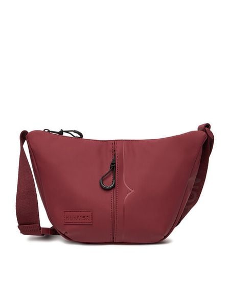 Hunter Torebka C-HTR-B-011-08 Bordowy. Czerwone listonoszki Hunter, bez wzorów, z materiału, bez dodatków. Za 129.99 zł.