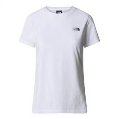 Koszulka sportowa damska The North Face Simple Dome Slim. Białe koszulki sportowe The North Face, bez wzorów, bez ramiączek. Za 95.99 zł.