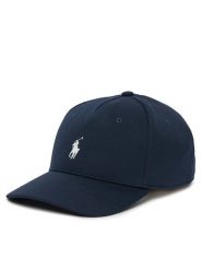 Polo Ralph Lauren Czapka z daszkiem 211977396001 Granatowy. Niebieskie czapki Polo Ralph Lauren, bez wzorów, z materiału. Za 379.99 zł.