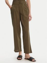 Vero Moda Spodnie materiałowe Caia 10333796 Zielony Wide Leg. Zielone spodnie materiałowe Vero Moda, s, bez wzorów, z bawełny. Za 129.99 zł.
