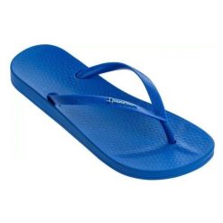 Japonki damskie plażowe do rekreacji Ipanema Anatomica Mix. Niebieskie klapki Ipanema, bez wzorów, z gumy, bez obcasa. Za 99.00 zł.