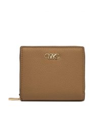 Michael Kors Mały Portfel Damski 32S5G8ED1L Beżowy. Brązowe portfele Michael Kors, bez wzorów, ze skóry. Za 309.99 zł.