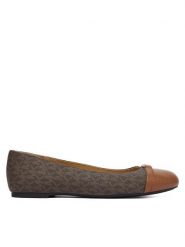 MICHAEL Michael Kors Baleriny Mandy Flat 40F5MAFP1L Brązowy. Brązowe baleriny MICHAEL Michael Kors, bez wzorów, ze skóry, bez obcasa. Za 419.99 zł.