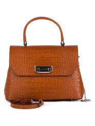 Mia Tomazzi Skórzana torebka "Tintoretto" w kolorze jasnobrązowym - 28 x 20 x 12 cm rozmiar: onesize. Brązowe torebki klasyczne Mia Tomazzi, bez wzorów, z materiału, bez dodatków. Za 304.99 zł.