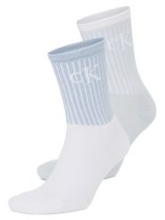 Calvin Klein Jeans Skarpety Kobiety niebieski|biały, 39-42. Białe skarpety Calvin Klein Jeans, bez wzorów, z jeansu. Za 74.95 zł.