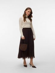 Vero Moda Spódnica w kolorze brązowym rozmiar: S. Brązowe spódnice Vero Moda, s, bez wzorów, z koronki, midi. Za 144.95 zł.