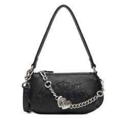 Torebka Juicy Couture. Czarne torebki klasyczne Juicy Couture, bez wzorów, bez dodatków. Za 249.99 zł.
