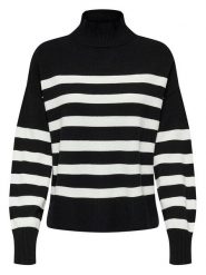 ONLY Sweter w kolorze czarnym rozmiar: S. Czarne swetry Only, s, bez wzorów, bez ramiączek. Za 101.23 zł.