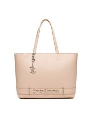 Juicy Couture Torebka CEO-BEJXT8840WVP Różowy. Czerwone shopper Juicy Couture, bez wzorów, z materiału, bez dodatków. Za 369.99 zł.
