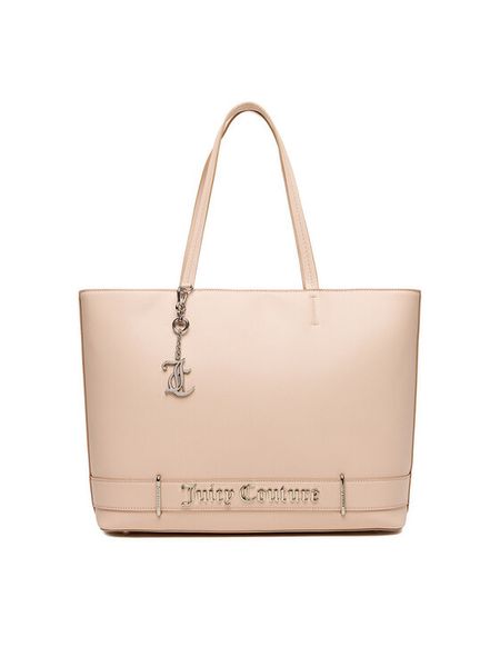 Juicy Couture Torebka CEO-BEJXT8840WVP Różowy. Czerwone shopper Juicy Couture, bez wzorów, z materiału, bez dodatków. Za 369.99 zł.
