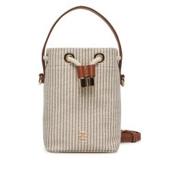 Torebka Tommy Hilfiger. Brązowe torebki klasyczne TOMMY HILFIGER, bez wzorów, bez dodatków. Za 519.99 zł.