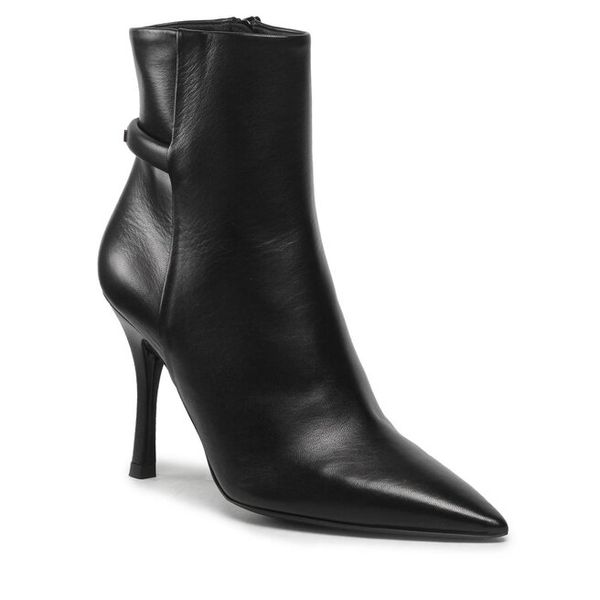 Botki Furla. Czarne botki Furla, bez wzorów, bez obcasa, na szpilce, bez zapięcia. Za 1,439.00 zł.