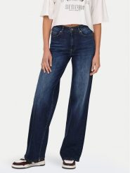 ONLY Jeansy Madison 15318405 Granatowy Wide Leg. Niebieskie jeansy Only, m, bez wzorów. Za 209.99 zł.