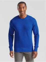 Lekka bluza dresowa Fruit Of The Loom Adulto Azul. Niebieskie bluzy FRUIT OF THE LOOM, m, bez wzorów, z bawełny, bez kaptura. Za 148.99 zł.