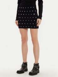 Sisley Spódnica ołówkowa 1MNPM000D Czarny Slim Fit. Czarne spódnice Sisley, s, bez wzorów, z syntetyku, ołówkowe. Za 179.99 zł.
