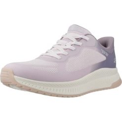 Buty SKECHERS BOBS SQUAD 4 STAPLE LOOK Fioletowy. Fioletowe trekkingi Skechers, z syntetyku, na fitness i siłownię. Za 284.99 zł.