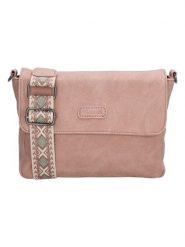 Beagles Torebka w kolorze szaroróżowym - 24 x 17 x 7 cm rozmiar: onesize. Różowe torby na ramię Beagles, bez wzorów, z materiału, na ramię, bez dodatków. Za 104.64 zł.