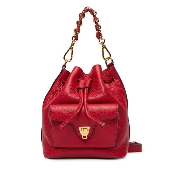 Torebka Coccinelle. Czerwone torebki klasyczne Coccinelle, bez wzorów, bez dodatków. Za 1,269.00 zł.