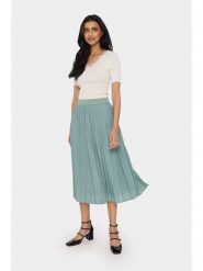 SAINT TROPEZ Spódnica w kolorze turkusowym rozmiar: M. Niebieskie spódnice Saint Tropez, m, bez wzorów, midi, rozkloszowane. Za 86.99 zł.