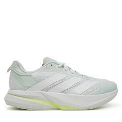 Buty do biegania adidas. Zielone obuwie sportowe Adidas, bez zapięcia, do biegania. Za 319.99 zł.