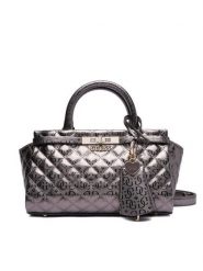 Guess Torebka HWGM81 57050 Srebrny. Szare torebki klasyczne Guess, z aplikacjami, ze skóry, bez dodatków. Za 439.99 zł.