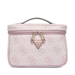 Kosmetyczka Guess. Czerwone kufry i kosmetyczki Guess, z aplikacjami, bez dodatków. Za 344.99 zł.