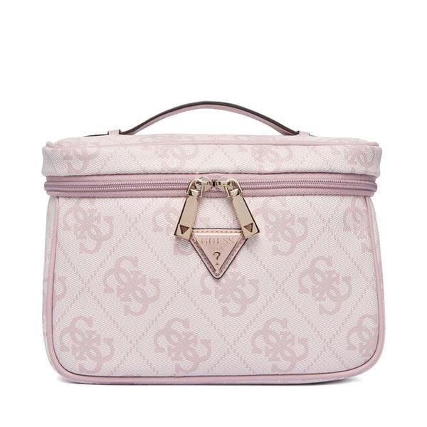 Kosmetyczka Guess. Czerwone kufry i kosmetyczki Guess, z aplikacjami, bez dodatków. Za 344.99 zł.