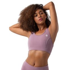 Stanik sportowy Fitness Siroko Comfort Plus. Fioletowe bielizna sportowa SIROKO, xs, bez wzorów, z nylonu. Za 146.65 zł.