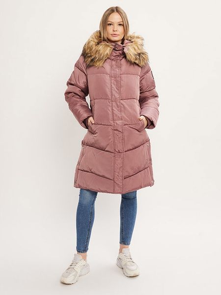 Bebe Płaszcz zimowy w kolorze jasnoróżowym rozmiar: L. Różowe płaszcze Bebe, na zimę, l, bez wzorów, z puchu, bez kaptura. Za 234.38 zł.