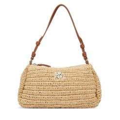 Torebka DKNY. Brązowe torebki klasyczne DKNY, bez wzorów, bez dodatków. Za 619.99 zł.