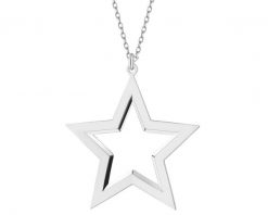 Naszyjnik srebrny - gwiazda. Szare naszyjniki Apart, srebrne. Za 239.00 zł.