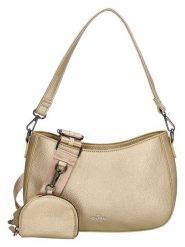 Charm Torebka "New York" w kolorze złotym - 27 x 18 x 7 cm rozmiar: onesize. Żółte torby na ramię Charm, bez wzorów, z materiału, na ramię, bez dodatków. Za 86.99 zł.