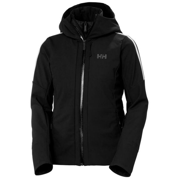 Damska kurtka narciarska z kapturem Helly Hansen Avanti Softshell. Czarne kurtki narciarskie Helly Hansen, bez wzorów, z softshellu, z kapturem, narciarskie. Za 1,813.00 zł.