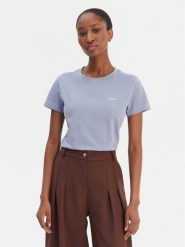 BOSS T-Shirt Esogo 50506973 Niebieski Slim Fit. Niebieskie t-shirty Boss, xs, bez wzorów, z bawełny, bez kołnierzyka, bez ramiączek. Za 229.99 zł.