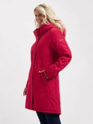 TRAVELIN' Parka w kolorze czerwonym rozmiar: S. Czerwone parki Travelin', s, bez kaptura. Za 478.99 zł.
